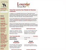 Tablet Screenshot of lonestar.texas.net