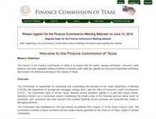 Tablet Screenshot of fc.texas.gov