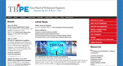 Desktop Screenshot of engineers.texas.gov